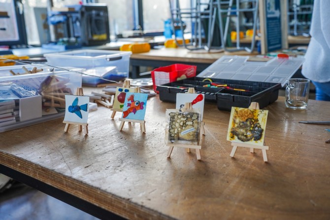 Met kunst aan de slag