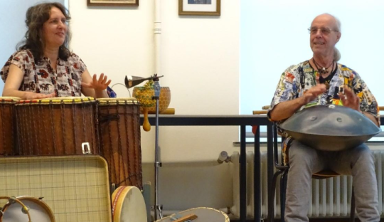 Afbeelding Muzikale wereldreis tijdens Kunstcafé bij KunstHalte 6