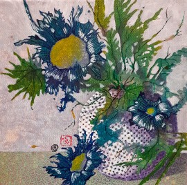 Schilderijen van Marja Ouwerling in de Noorderkerk